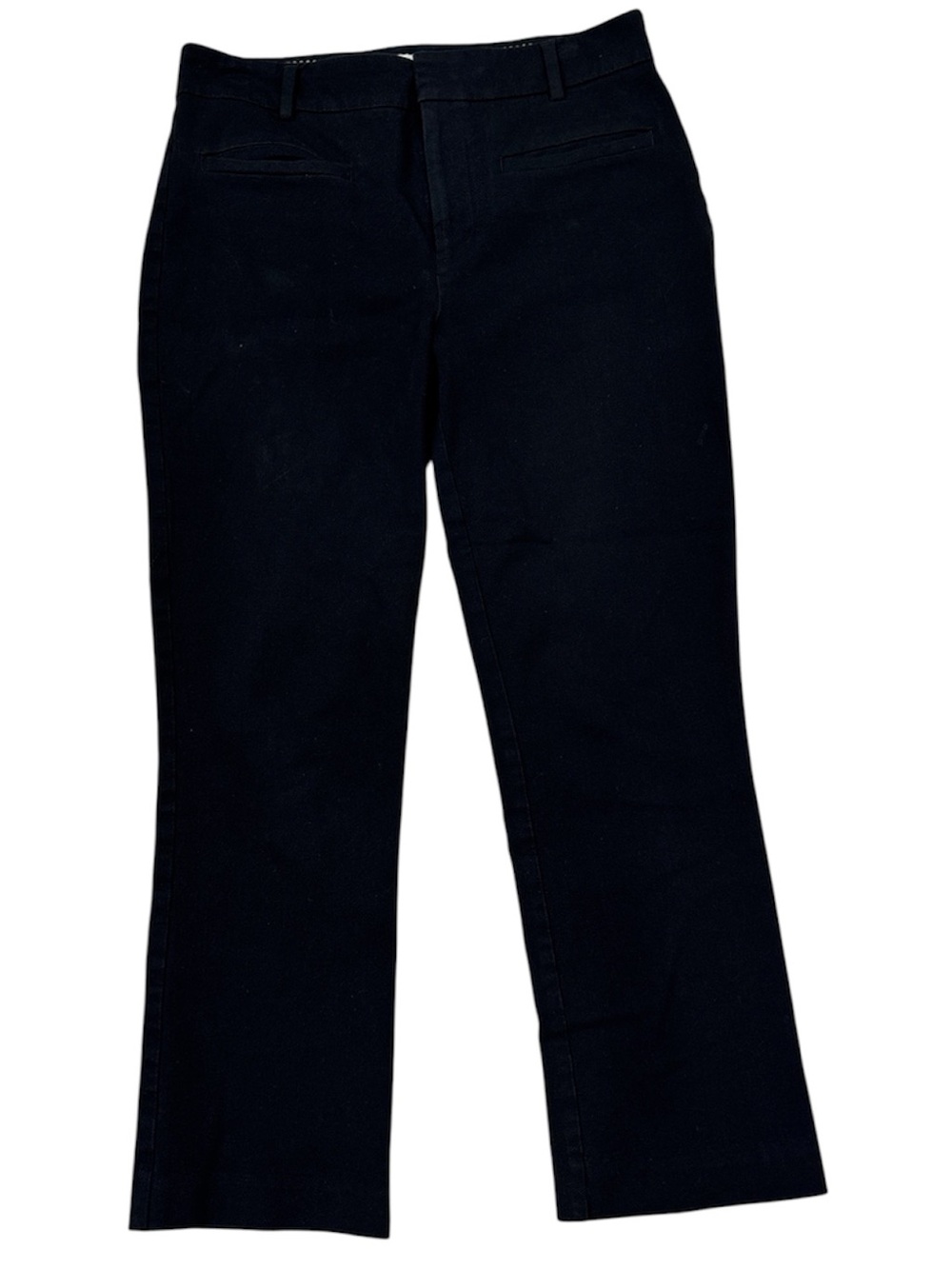 Maeve by Anthropologie Black Cropped High Waist Pants size US 6